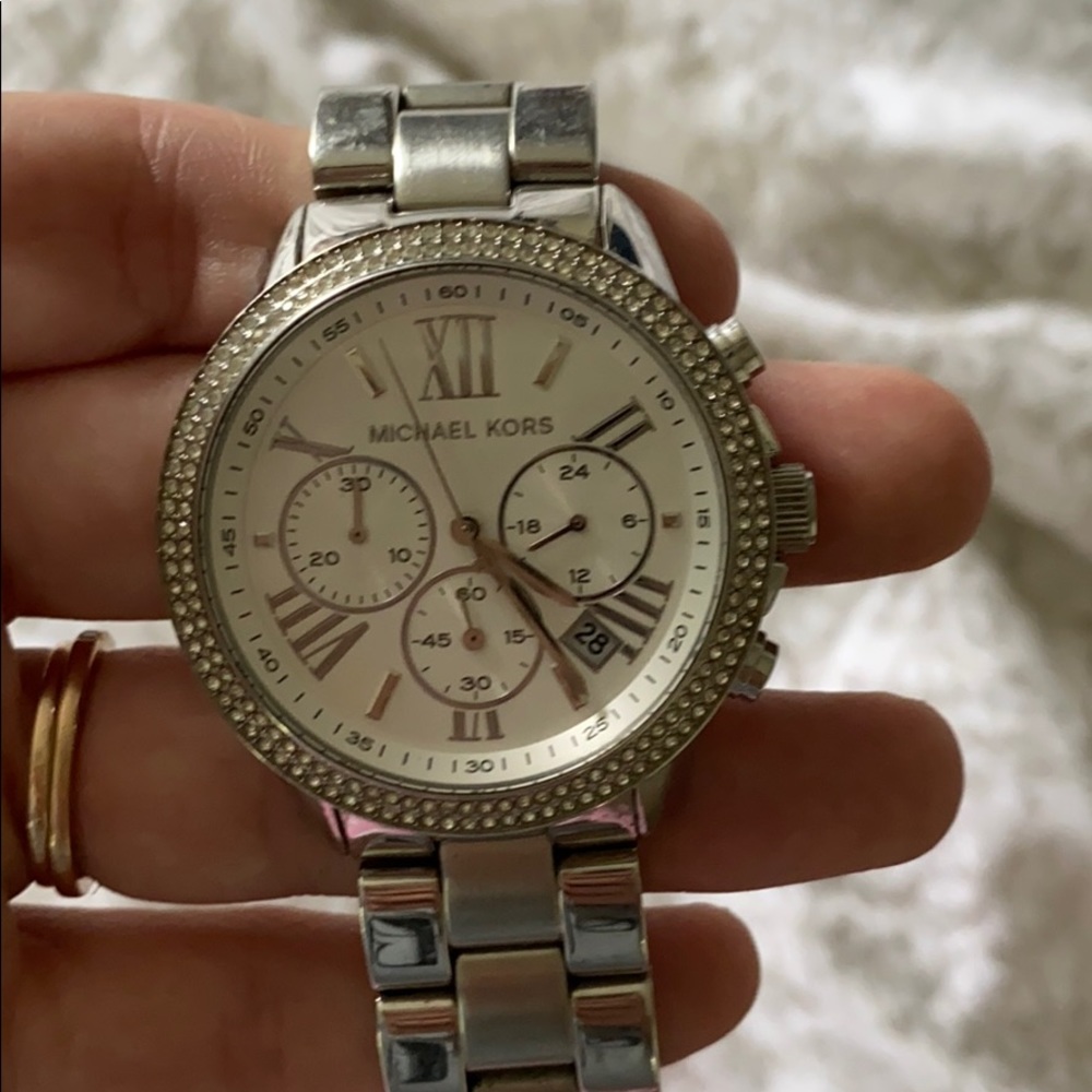 Michael Kors silver watch
